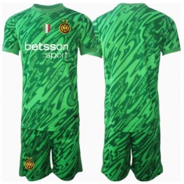 Inter Milan Keeper Thuis tenue Kids 2024-25 Korte Mouw (+ Korte broeken)